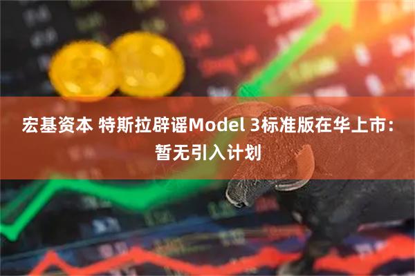 宏基资本 特斯拉辟谣Model 3标准版在华上市：暂无引入计划